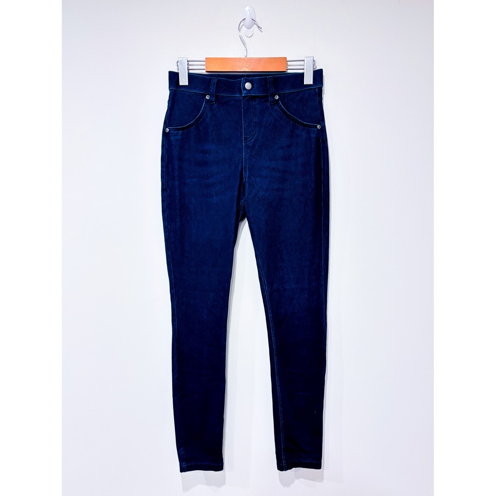 HUE Dark blue skinny jeggings | Stretch fitted casual | Small